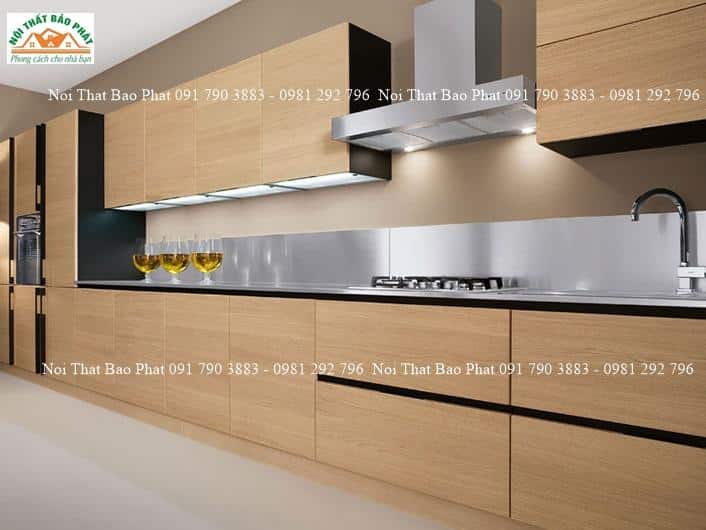 Laminate Vân Gỗ Làm Tủ Bếp