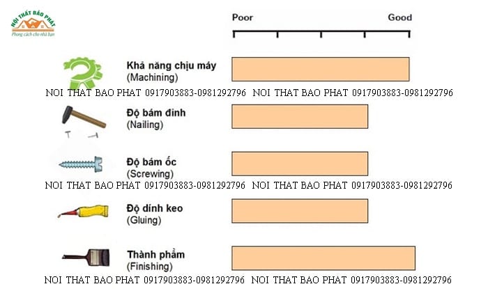 Đặc Điểm Vật Lý Của Gỗ óc chó