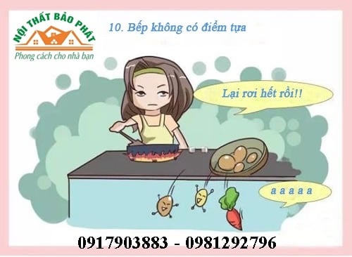 Vị trí đặt bếp chuẩn phong thủy