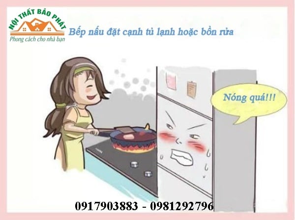 Thiết kế nội thất phòng bếp chuẩn phong thủy